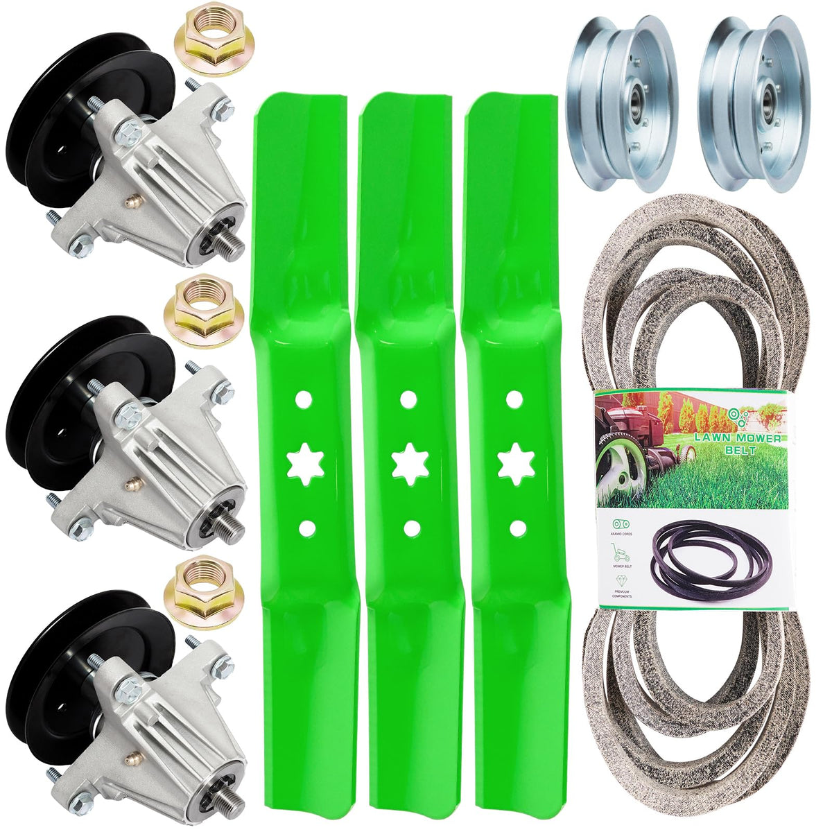 TENGMUJX front package showing full kit and clear parts identification benefit