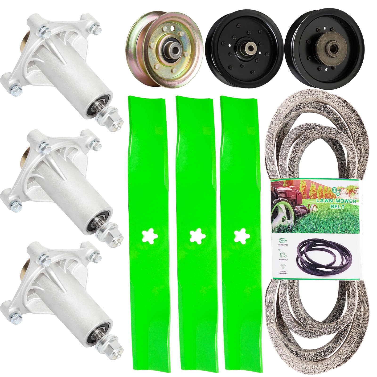 TENGMUJX front packaging showing complete 48 inch rebuild kit and parts benefits
