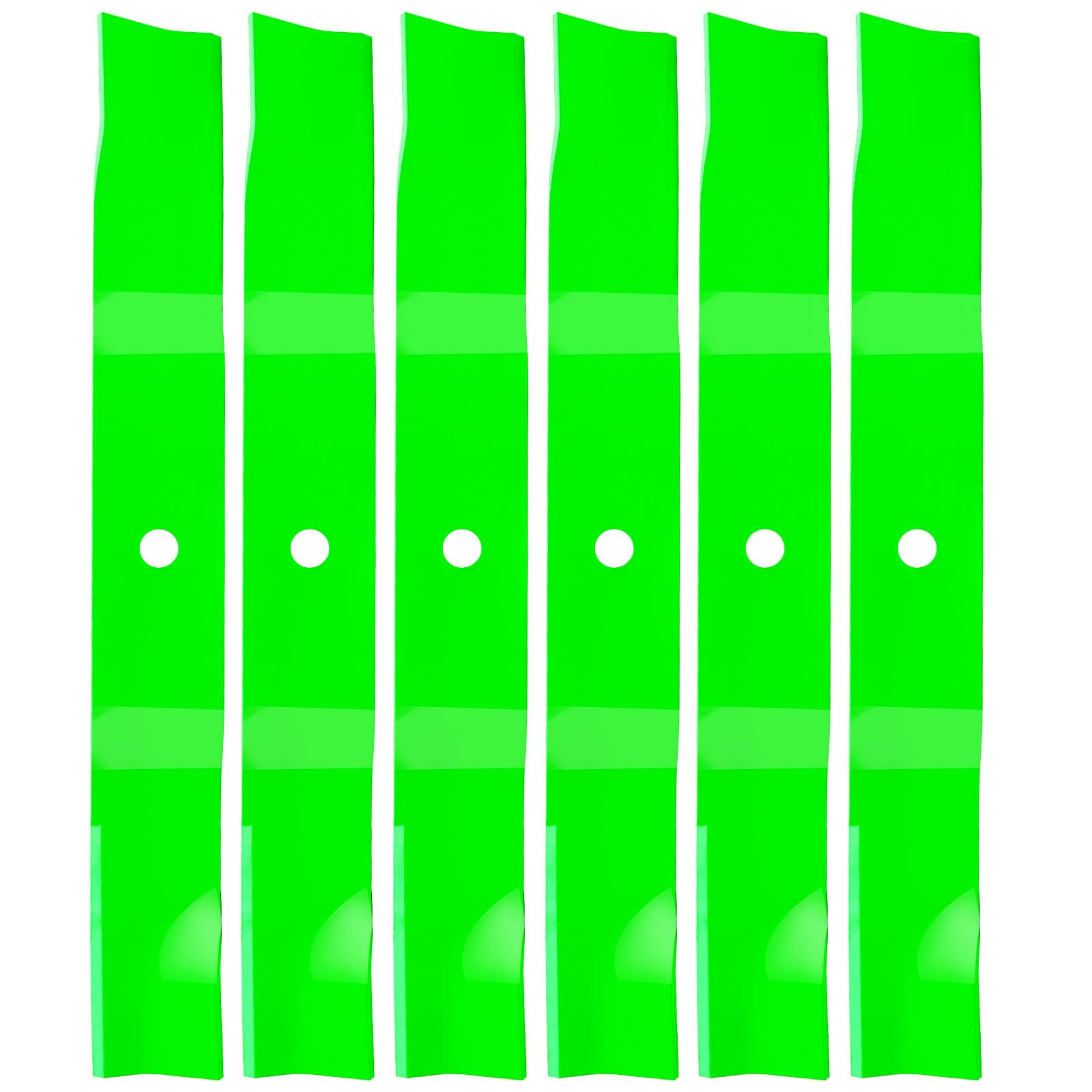 TENGMUJX front-packaging showing six 52-inch replacement blades and clear fitment info