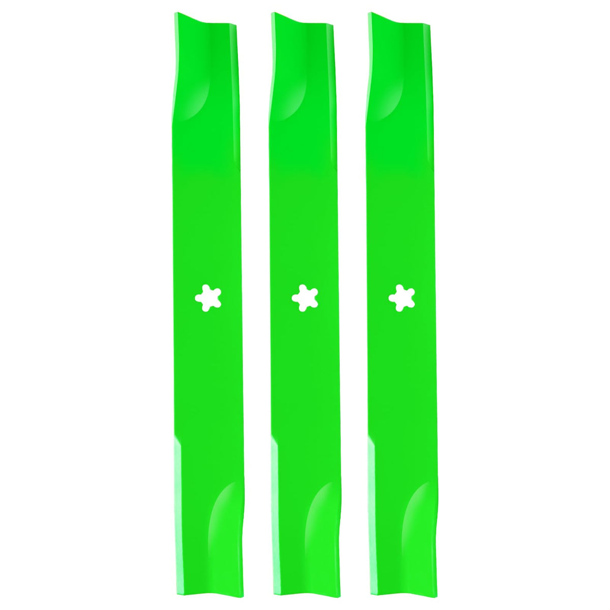 TENGMUJX front profile blade showing balanced high-lift shape and clean cut