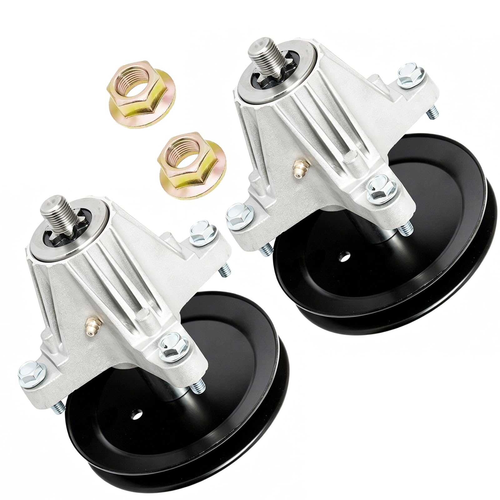 TENGMUJX front view spindle assembly showing sturdy housing and fit benefit