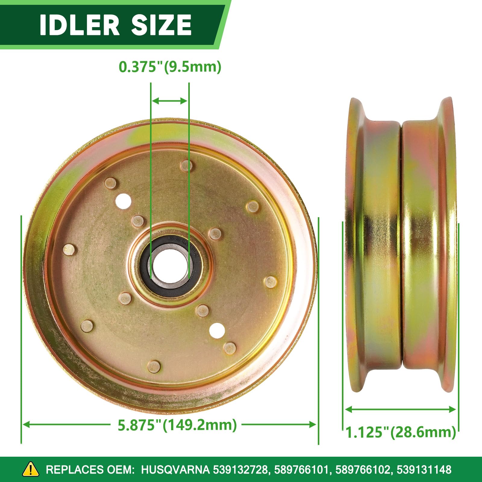 TENGMUJX idler and belt assembly showing improved belt tension