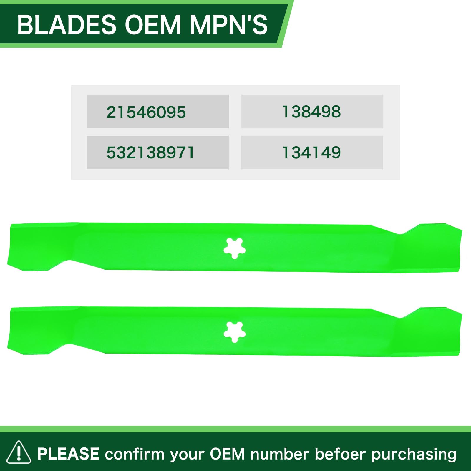 TENGMUJX blade installed on Craftsman deck demonstrating secure fit and proper alignment