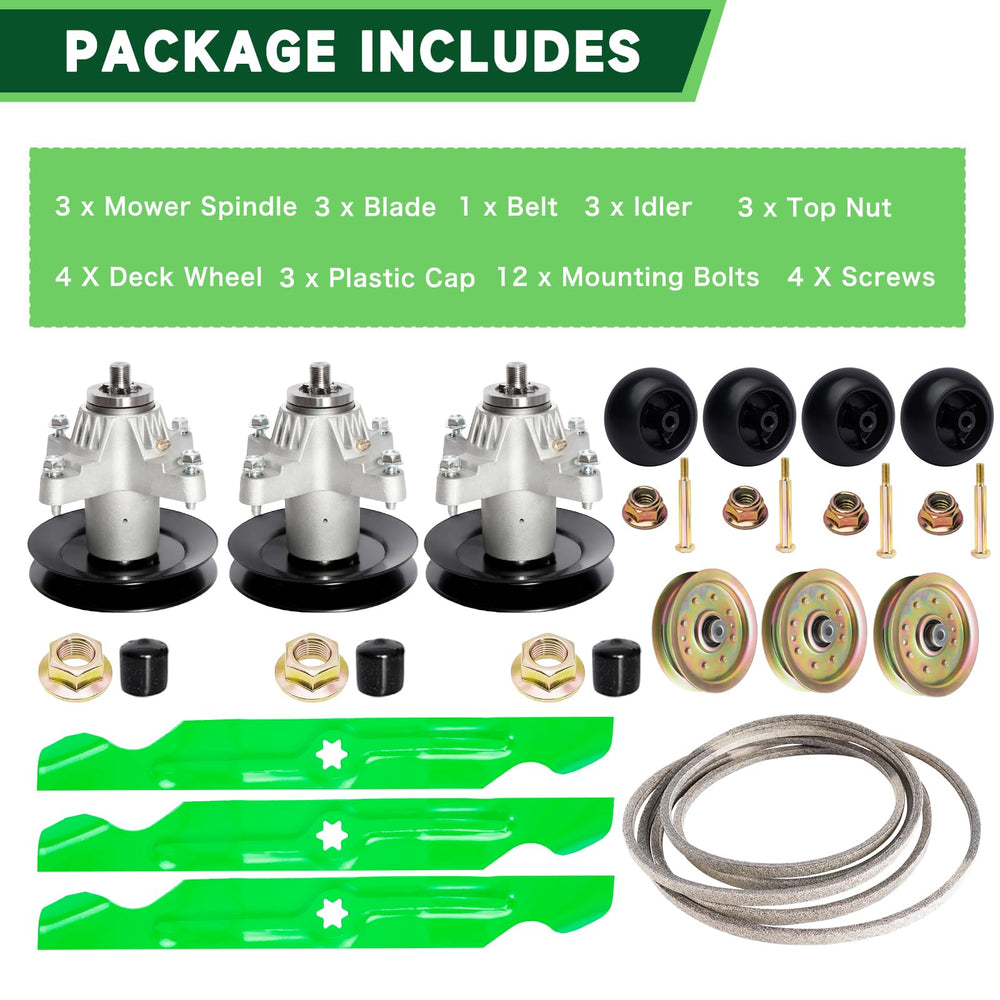 TENGMUJX kit layout on workbench ready for quick installation and time savings