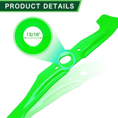 TENGMUJX close-up of lower blade mount hole showing precise fit and stability
