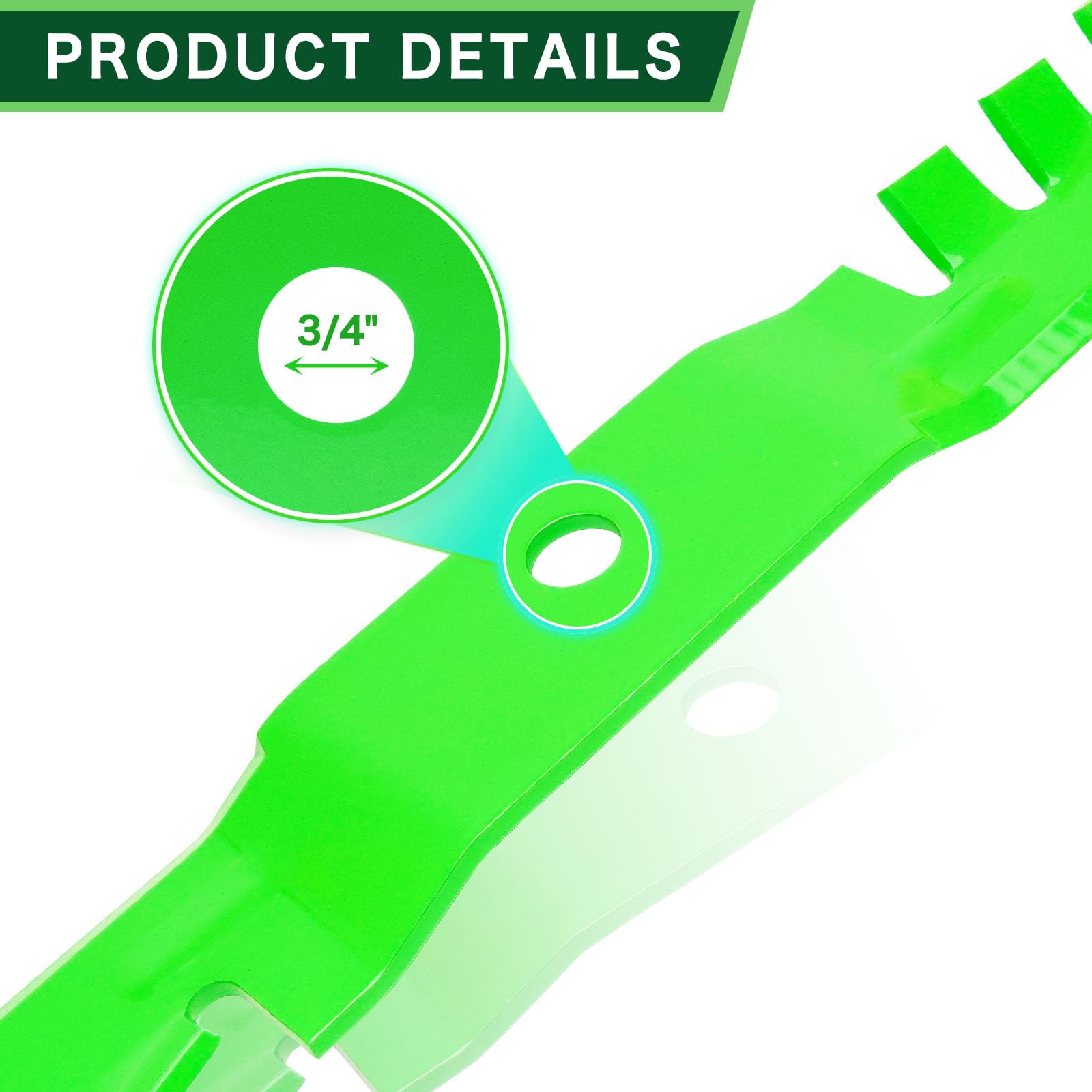 TENGMUJX center hole and mounting detail showing correct 3/4" fit and secure fastening benefit