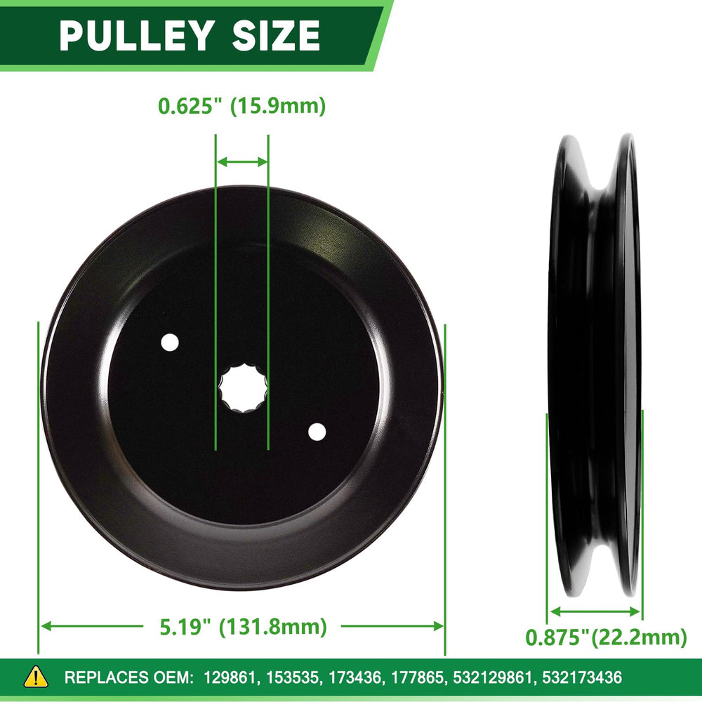 TENGMUJX pulley idler profile illustrating proper groove for belt tracking