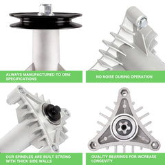 TENGMUJX pulley top view with belt groove for secure belt tracking