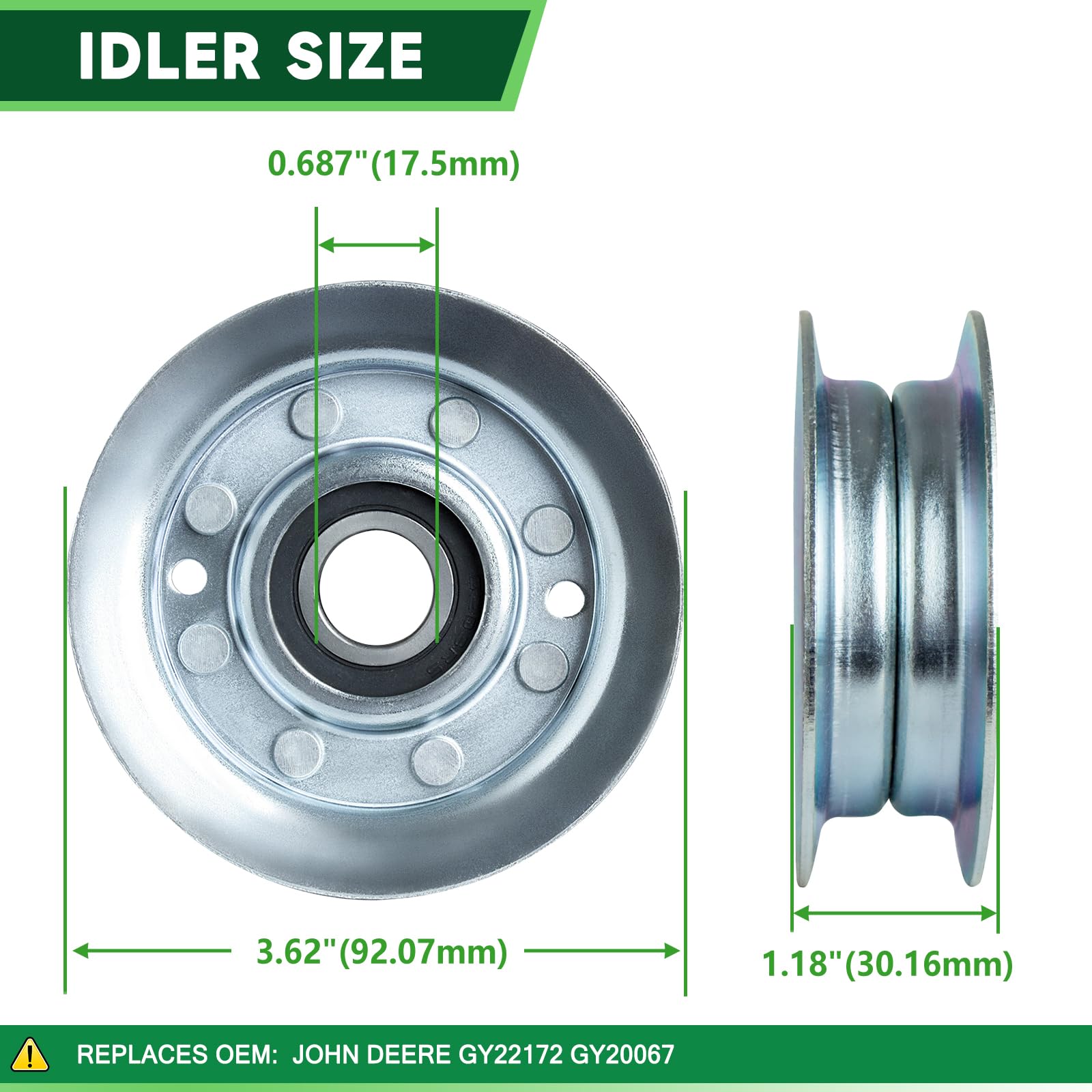 TENGMUJX pulleys and belt arrangement illustrating proper belt tracking benefit
