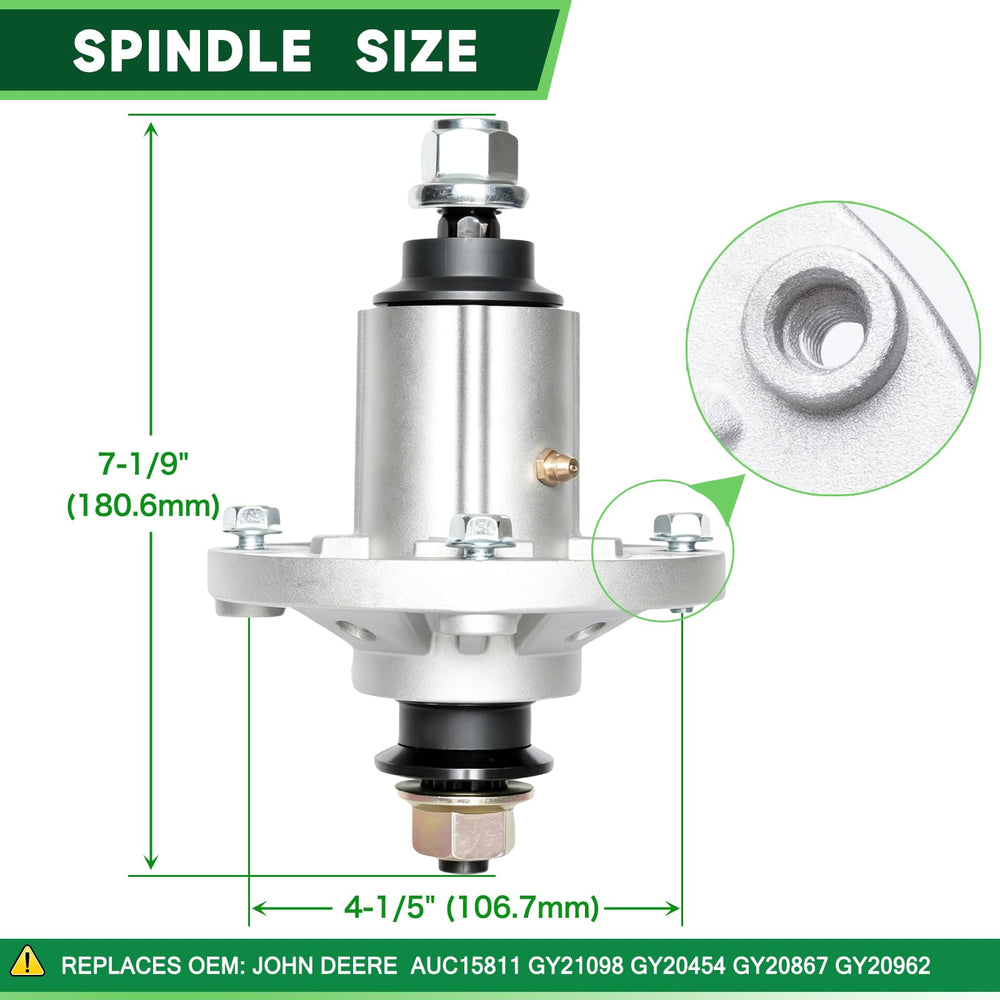 TENGMUJX spindle assembly close-up showing durable bearings for smoother cuts