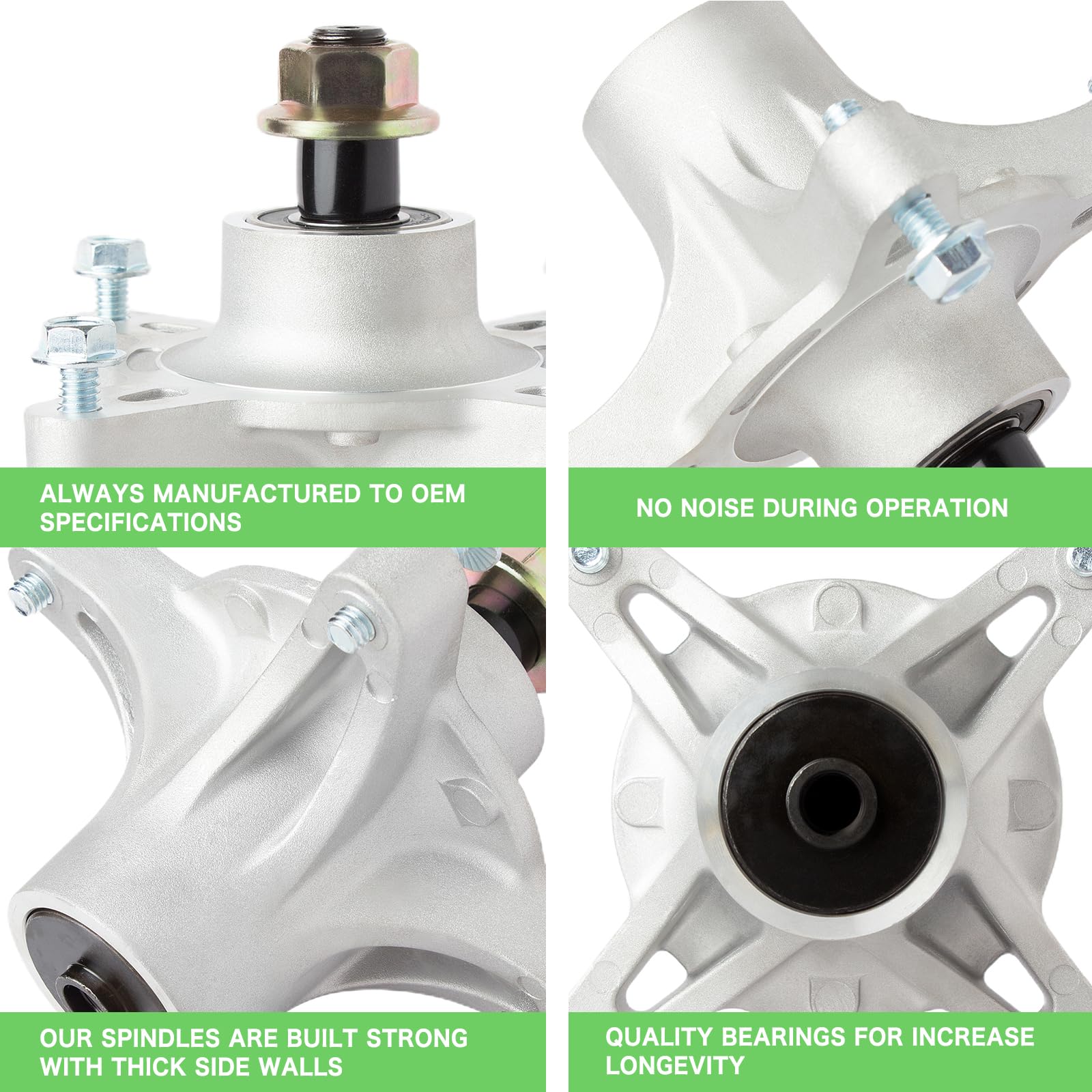 TENGMUJX spindle sealed bearing closeup highlighting smooth rotation benefit