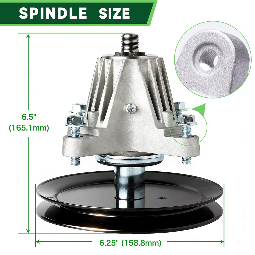 TENGMUJX spindle close-up of bearing seat highlighting durable construction