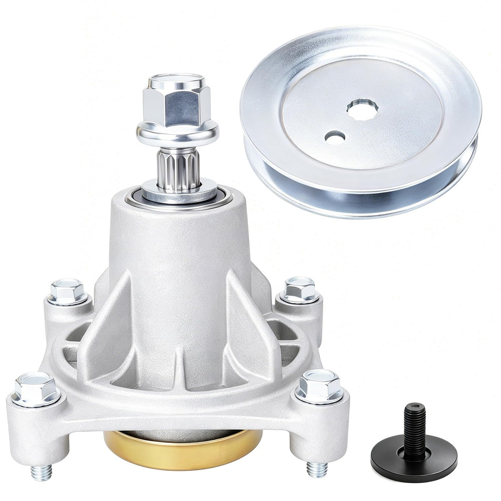 TENGMUJX front view spindle assembly showing fitment and restored cutting benefit