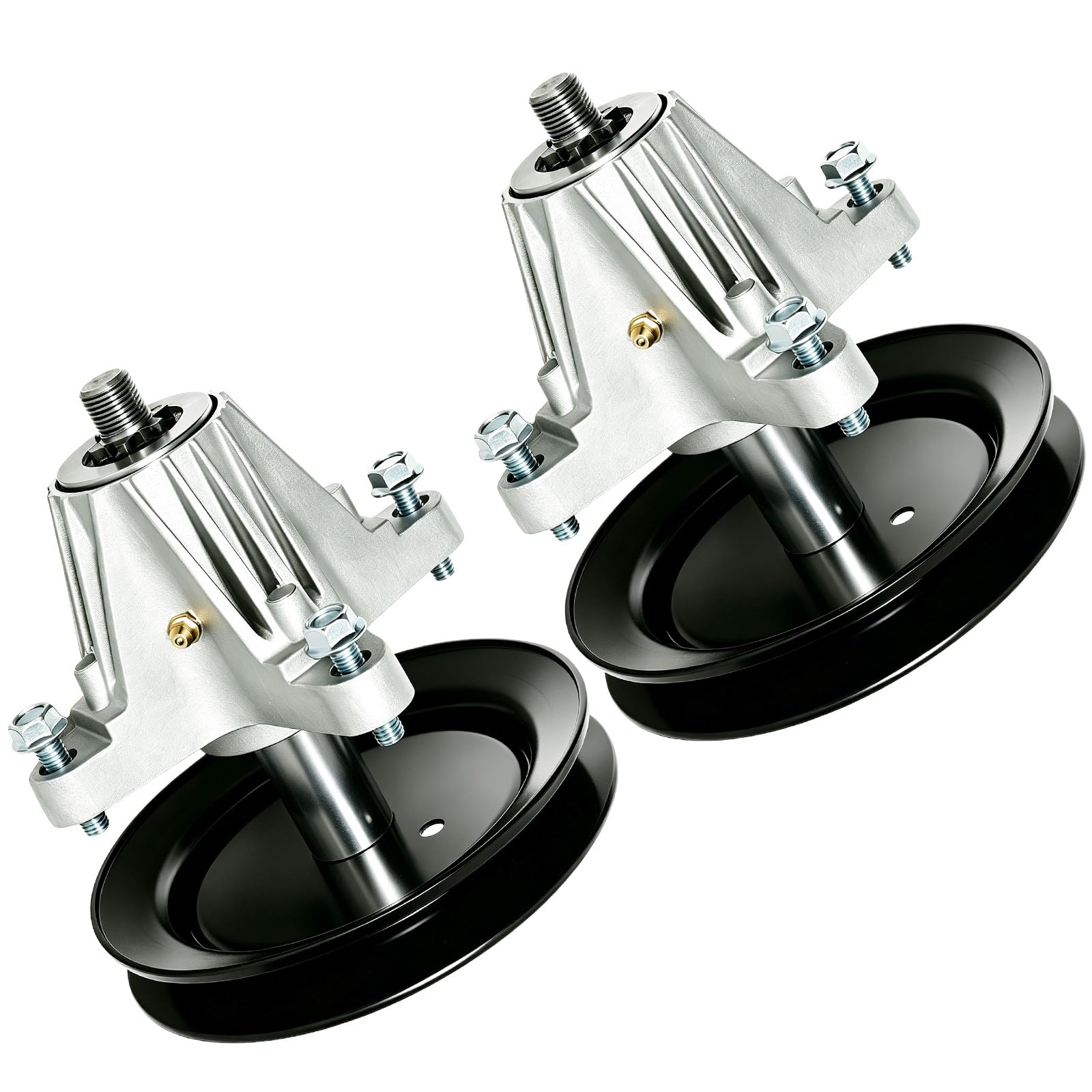 TENGMUJX spindle front view showing mounting plate and hub for direct replacement