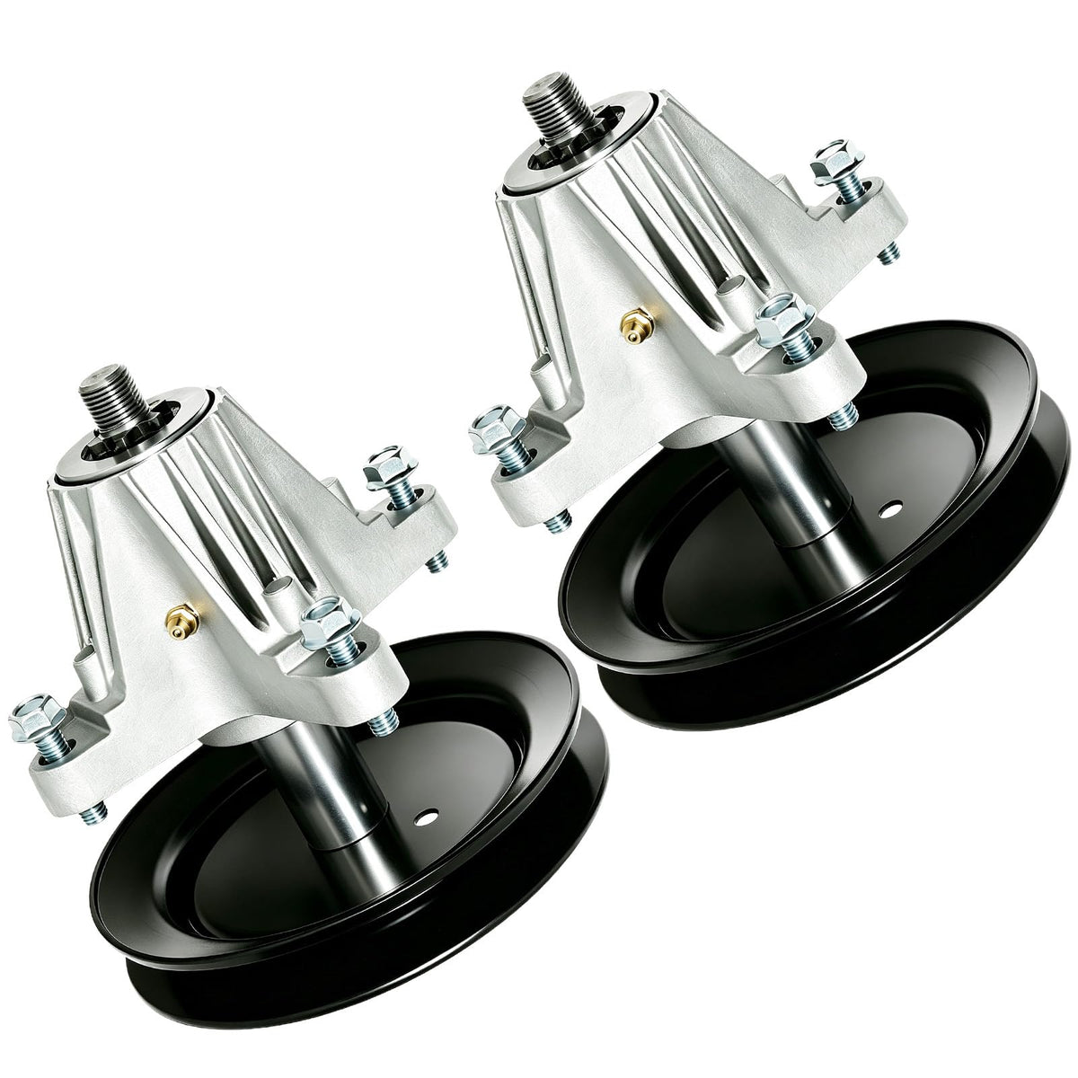 TENGMUJX spindle front view showing mounting plate and hub for direct replacement