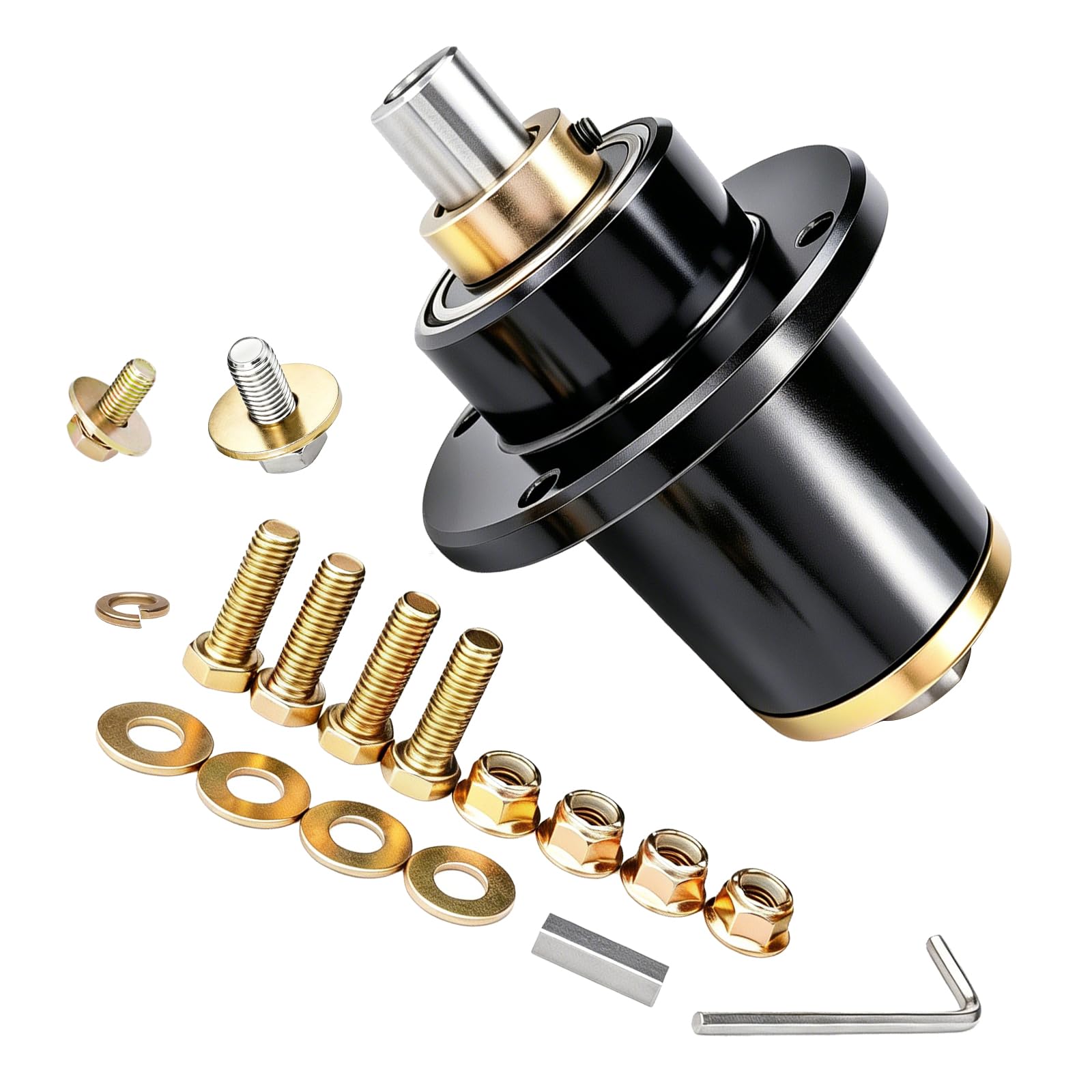TENGMUJX spindle front view showing precise fit and improved cutting consistency