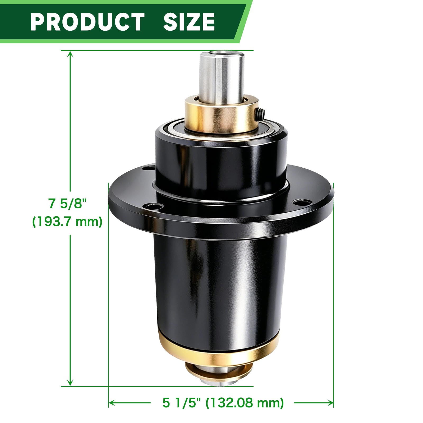 TENGMUJX spindle side profile illustrating durable construction benefit