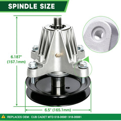 TENGMUJX close-up of three spindles showing construction and fit accuracy benefit