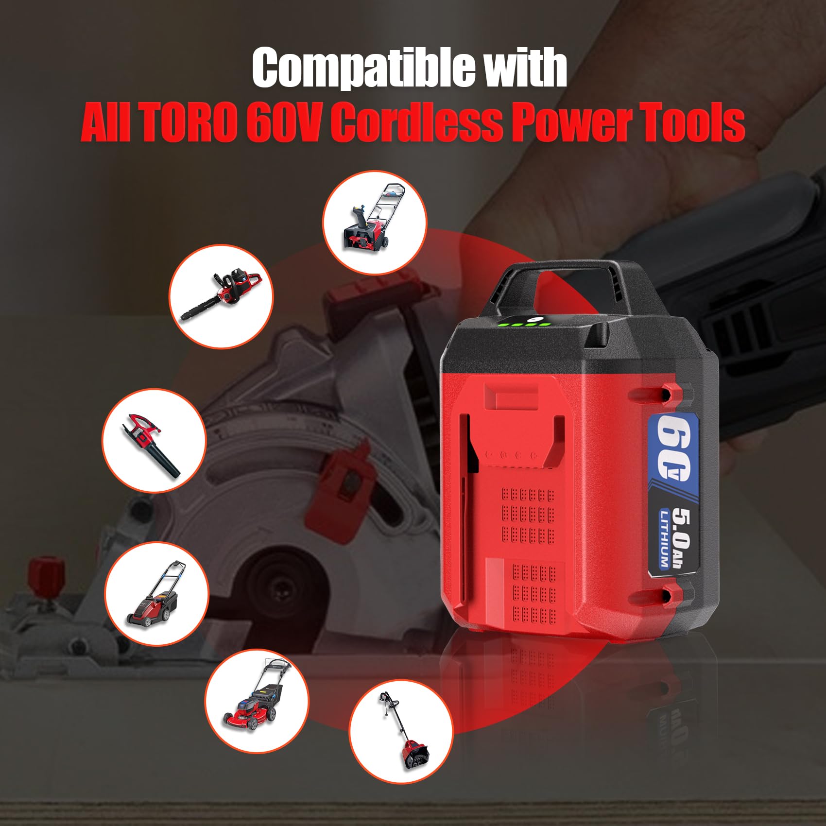 TenHutt 60V in compatible charger showing charging status and convenience