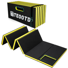 TEOOTD front view unfolded mat showing full coverage and comfort