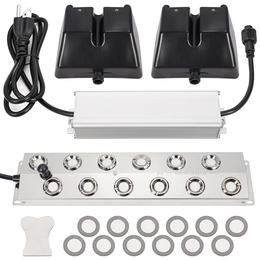 TEPU front view of 12-head fogger showing durable construction and high output