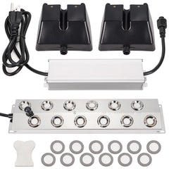 TEPU front view of 12-head fogger showing durable construction and high output