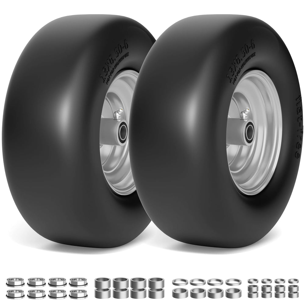 TEPU front wheel assembled showing complete replacement and durable finish