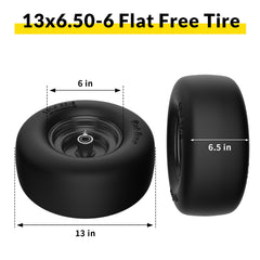 TEPU side profile with smooth tread protecting grass from damage