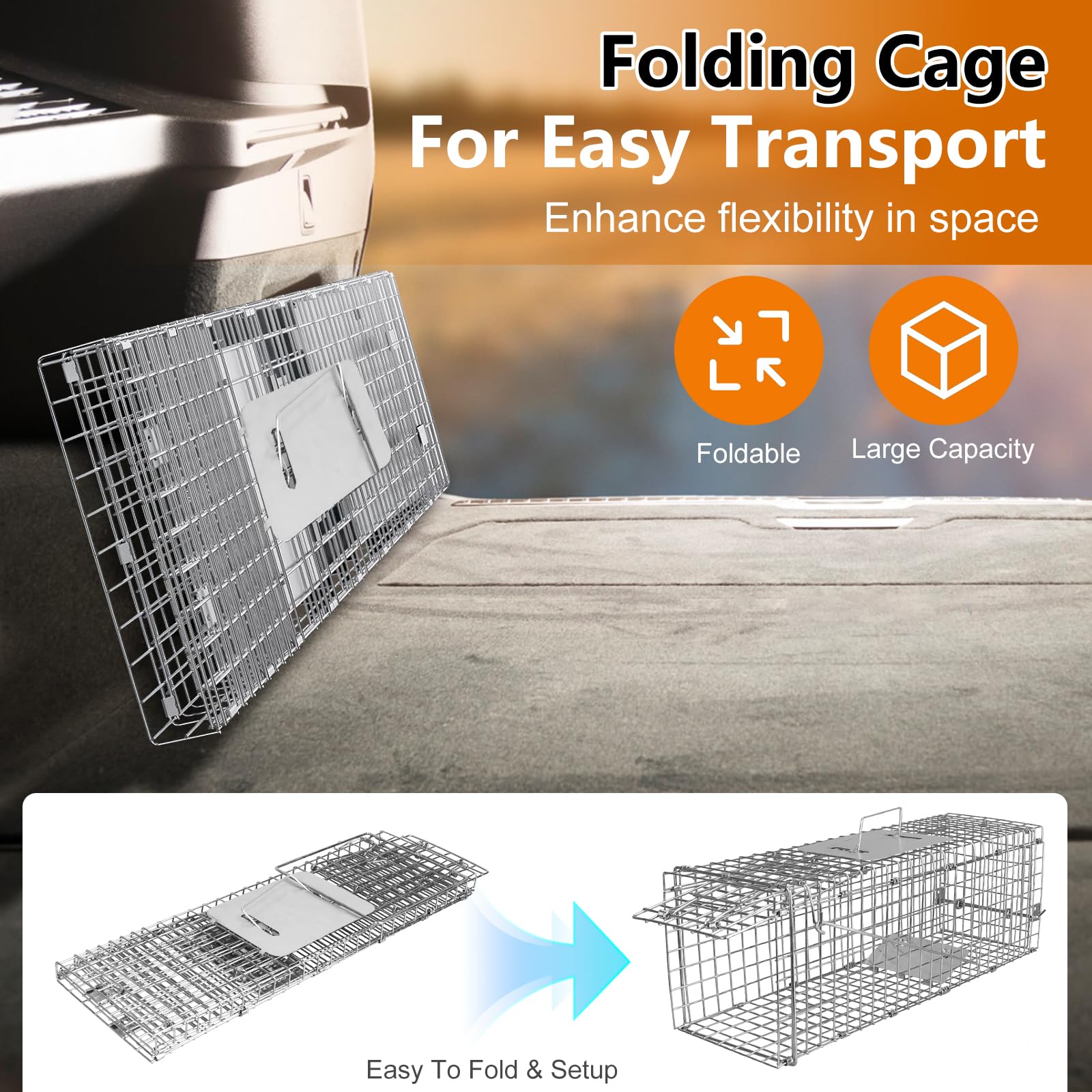 TeqHome packaged trap with contents ready to set up