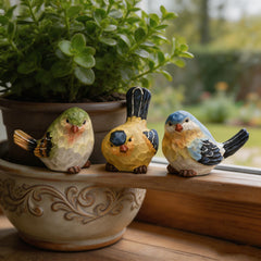 TERESA'S COLLECTIONS trio placed in a potted plant adding instant decorative charm