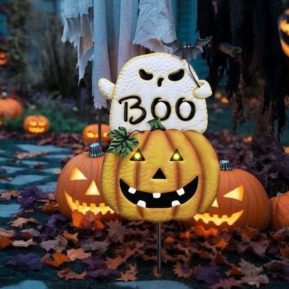 TERESA'S COLLECTIONS close-up jack-o'-lantern face showing carved expression benefit