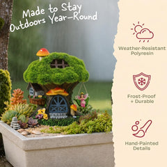 TERESA'S COLLECTIONS detailed fairy on swing highlighting charming craftsmanship