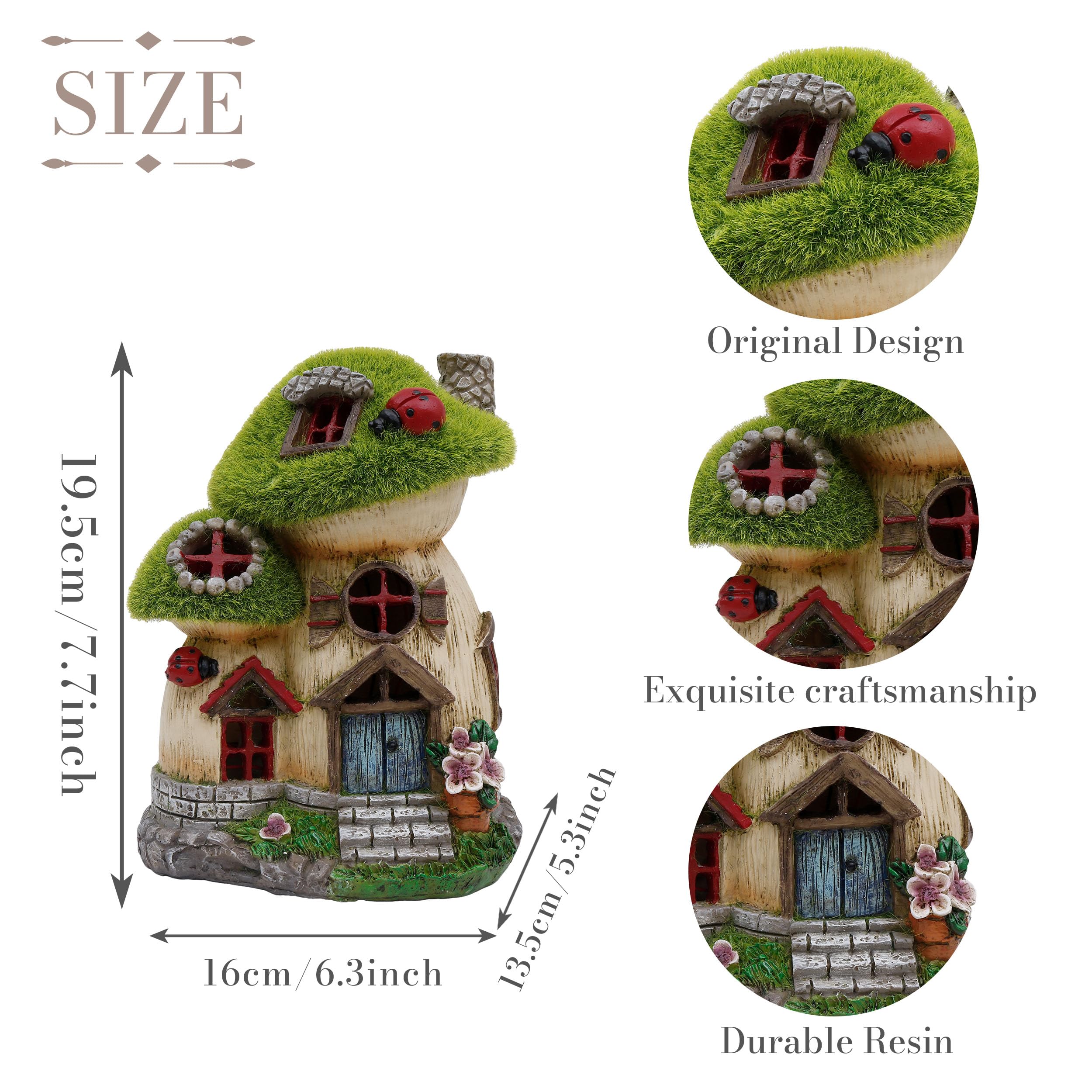 TERESA'S COLLECTIONS resin base close-up showing weather-resistant craftsmanship and detail