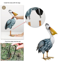 TERESA'S COLLECTIONS pelican beak detail illustrating realistic shape and craftsmanship