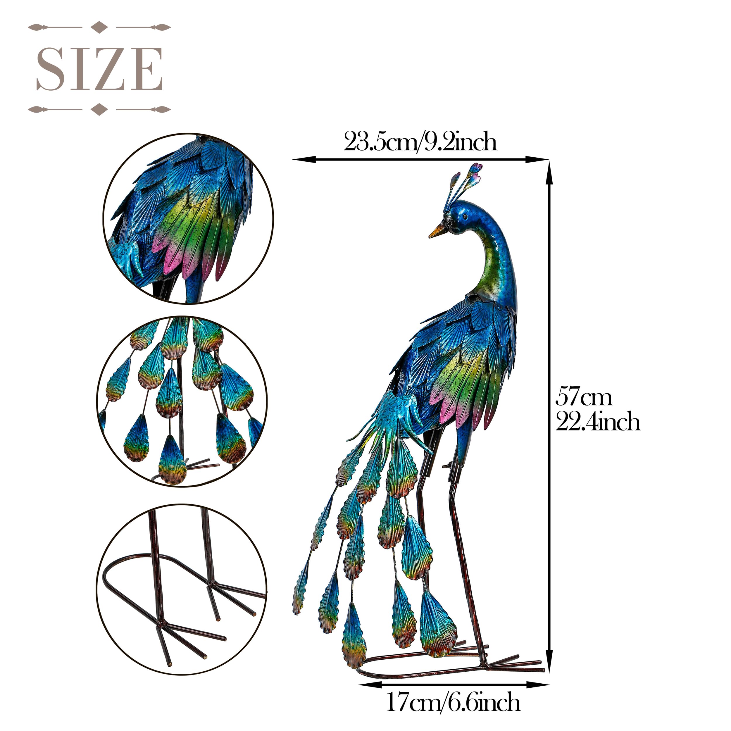 TERESA'S COLLECTIONS side profile highlights elegant pose and tail detail