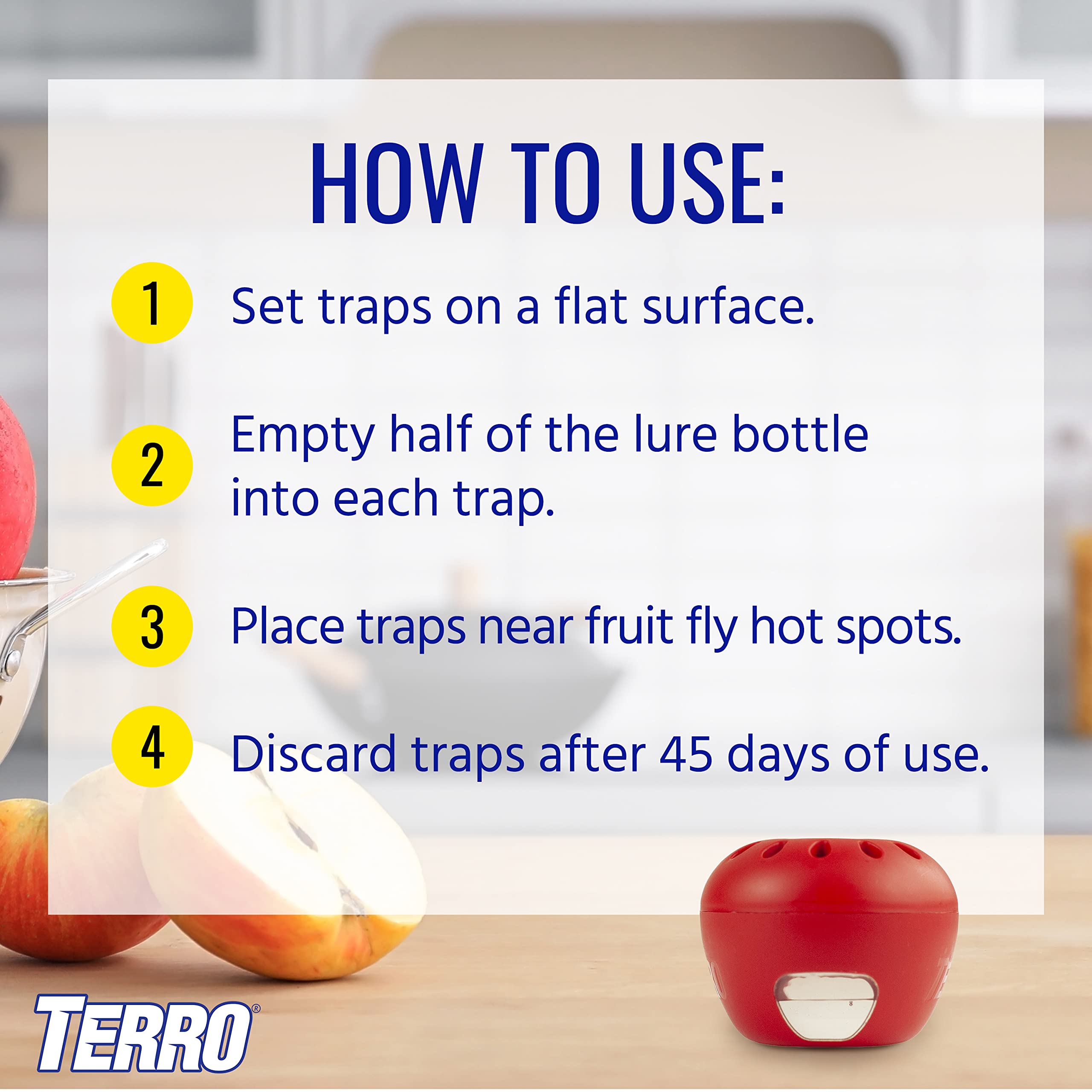 Terro open box displaying twelve pre-filled traps for long coverage