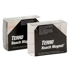 Terro roach magnet open trap view revealing pheromone chamber and sticky interior
