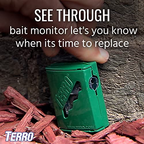 Terro stakes on sunny patio lifestyle image showing protection around outdoor living