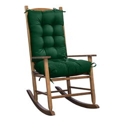 TESICA front view of dark green cushion set showing neat fit and comfort