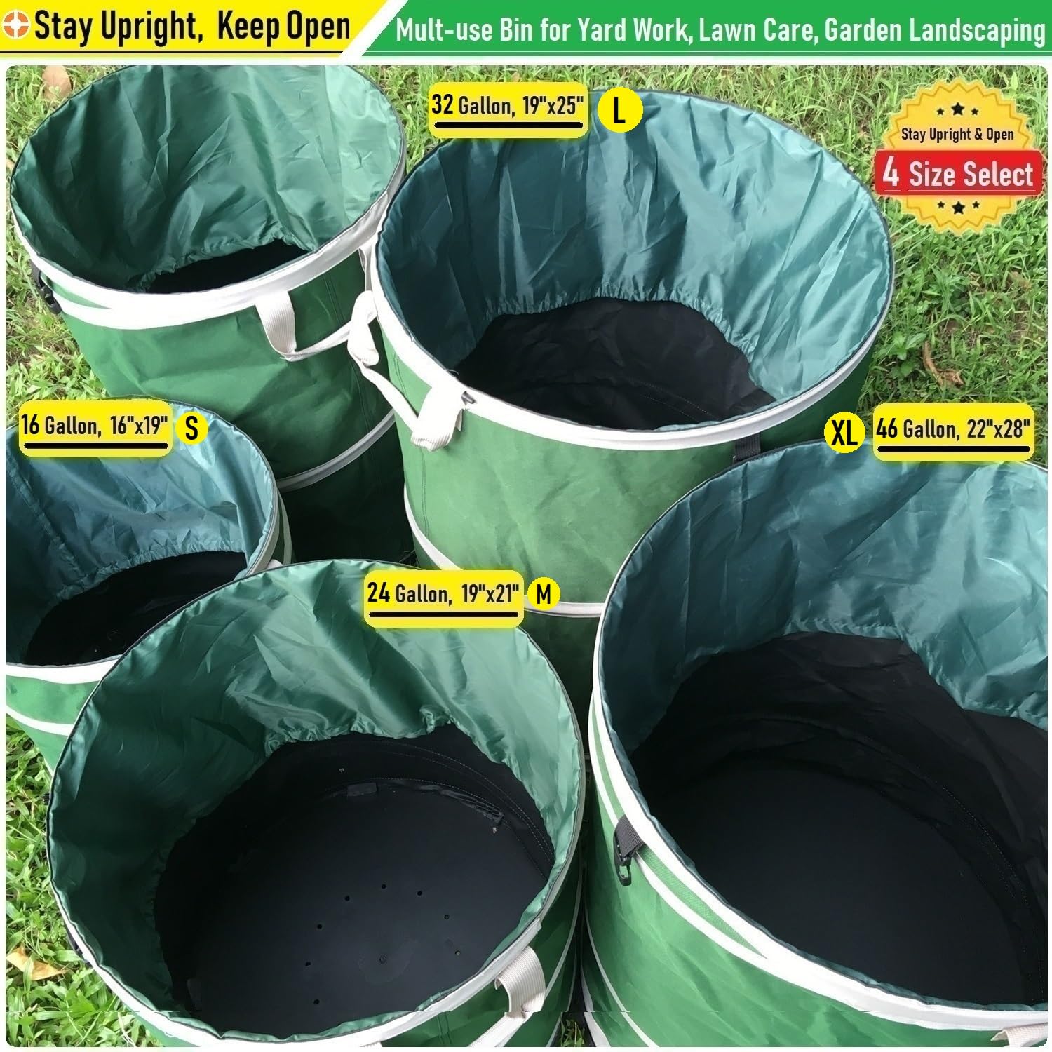 Tespher RV campsite waste bin illustrating tidy campsite storage