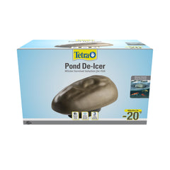 Tetra Pond de-icer front view showing compact design and safe operation benefit