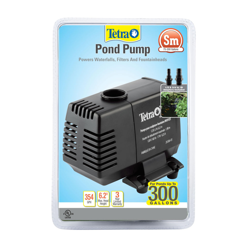 Tetra pond pump front view showing compact design and reliable flow