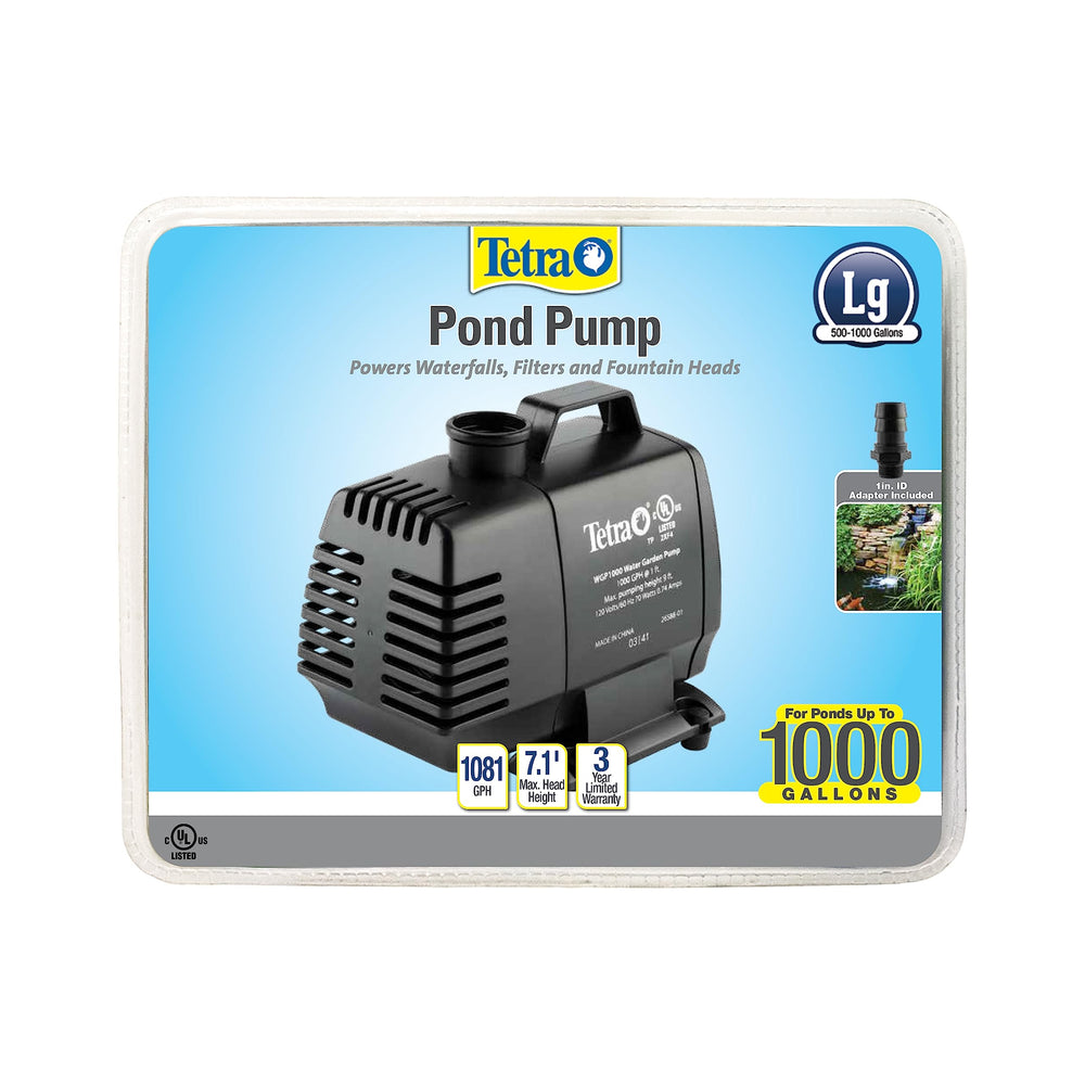 Tetra pump front view showing compact design and reliable performance