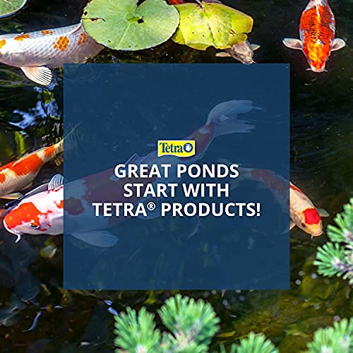 Tetra pump packaging highlighting included warranty and adapter benefits