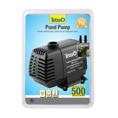 Tetra front view pump showing compact durable casing and easy placement benefit
