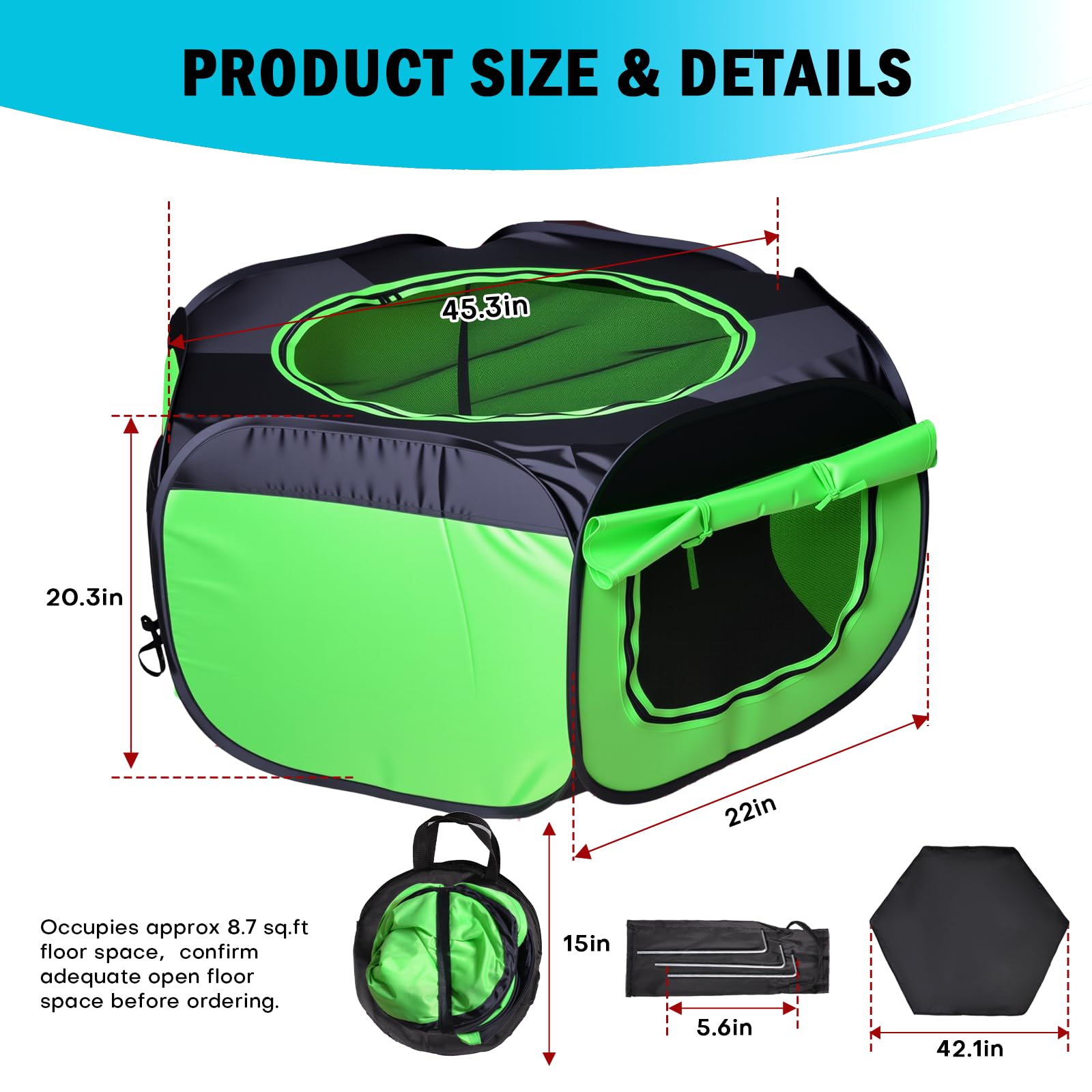 Tetuga brooder folded inside storage bag for compact transport and neat storage
