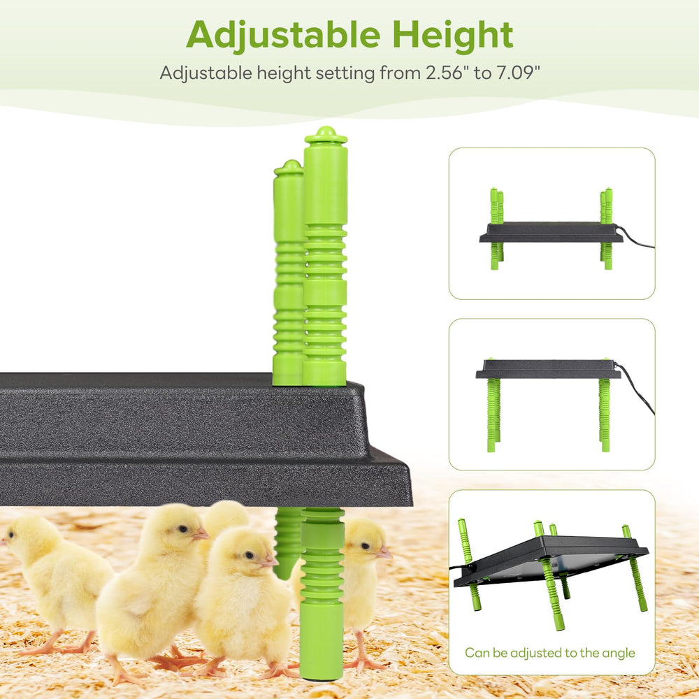 Tetuga close-up of heated surface texture offering even warmth for chicks