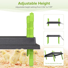 Tetuga close-up of heated surface texture offering even warmth for chicks