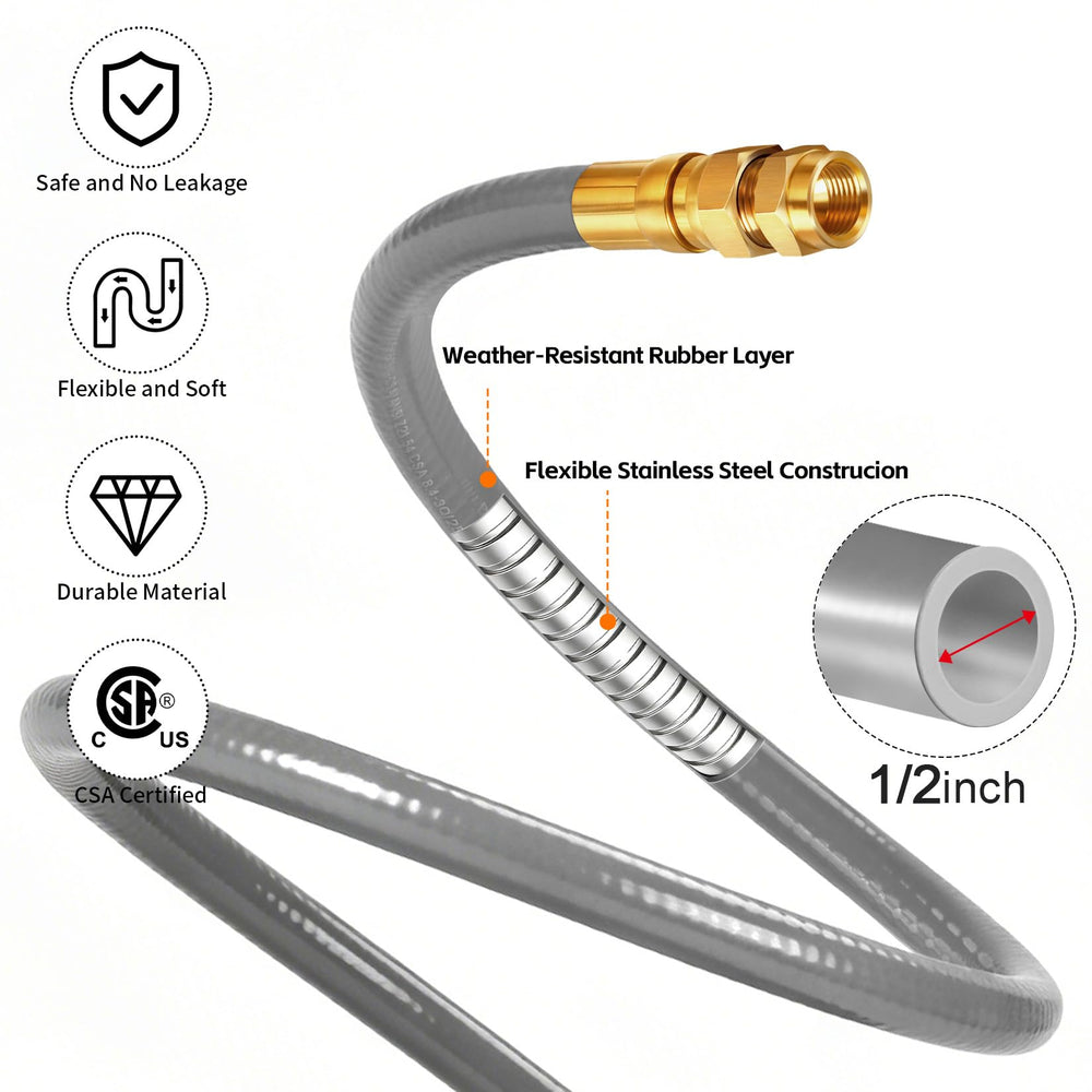 Teupoa hose rubber texture detail showing abrasion resistance and weather durability