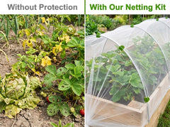 Teurabied clip attachment securing netting for easy daily access